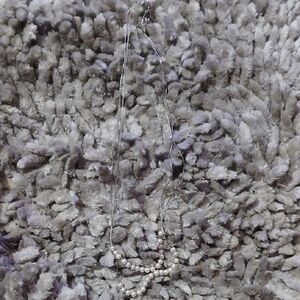 Elegant Silver Necklace with Pearl Accents